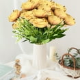thumbnail image 6 of SLYNSHome Artificial Peonies Flowers Bouquet,Vintage Fake Peonies Silk Flower for Centerpiece Table Wedding Party Home Decor - Yellow, 6 of 6