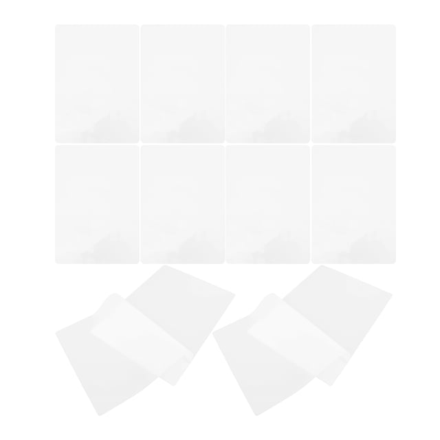 Luxshiny 100Pcs Clear Laminating Sheets with Eva Pet Material for Professional Document Protection