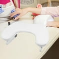 thumbnail image 6 of EHJRE Nail Arm Rest Cushion Stand Pad U Shaped Beauty Tool Portable Armrest Manicure Hand Rest for Home Manicurist Nail Salon Girls White, 6 of 8