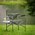 thumbnail image 2 of Ozark Trail Director Camping Chair, Green with Side Table for Outdoor, Adult, 2 of 10