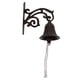 thumbnail image 2 of WORGEOUS 1 juego de campana de pared de hierro fundido estilo rústico que agita manualmente el timbre colgante de pared, 2 of 7