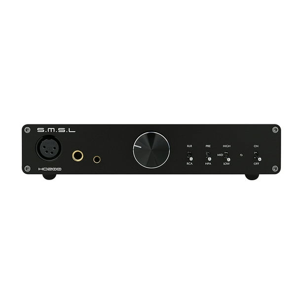 SMSL HO200 HiRes Balanced Headphone Amplifier Low Noise 4xPLFC RCA/XLR