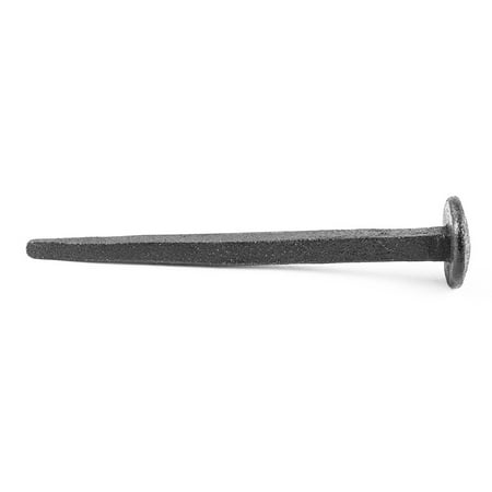 Forged Iron Square Bolt - Clavos Decorative Nail Head Square Black Hand Forged Iron
