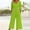 Mint Green, variant on GILIGEGE Women's Casual Jumpsuits 2025 Summer Trendy Wrap V Neck Short Sleeve Wide Leg Pants Elegant Loose Rompers Outfits with Pockets Overalls for Women Women's Summer with Pocket Shoulder Strap Ad