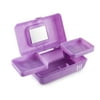 Caboodles Pretty In Petite, Classic Cosmetic Case, Lilac Marble