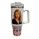 thumbnail image 2 of Termo de acero inoxidable Fartmex color blanco, Taylor Swift de 30 Oz, 2 of 3