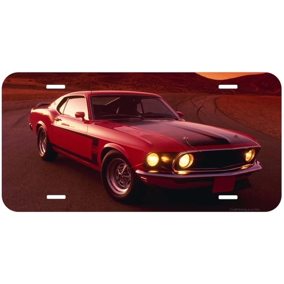 Hot Rod Car TAG19 Novelty Auto License Plate