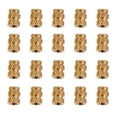 thumbnail image 1 of OUNONA 50Set Threaded Insert Nuts Oxidation-resistant Brass for Machine Assembly, 1 of 6