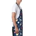 thumbnail image 3 of Picia Sea Creatures Waterproof Apron for Unisex Adult - Adjustable Bib Apron with Pockets, Ideal for Cooking, Gardening, Painting, and Household Chores, 3 of 9