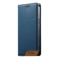 thumbnail image 2 of Dierfeng Leather For Samsung Galaxy S25 Ultra 5G Wallet Case with RFID Blocking, Wallet for Women Men Card Holder Magnetic Clasp Kickstand Folio Case,Blue,For Galaxy S25 Ultra 5G, 2 of 8