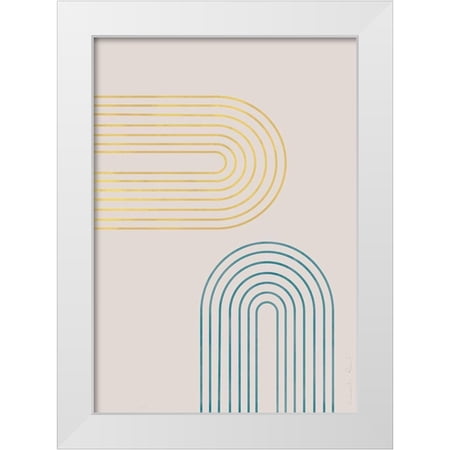 Artographie Studio 11x14 White Modern Wood Framed Museum Art Print Titled - Archs in Spring