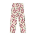 thumbnail image 3 of Lsque Bow With Sugar Skull Print Men's Pajama Pants, Lounge Pant - Comfortable Home Wear,Elastic Waistband, Stylish Design-X-Large, 3 of 9