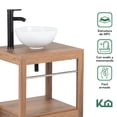 thumbnail image 3 of Gabinete Para Baño Mueble Lavamanos Ovalin Monomando y Toallero Fibra de Madera MFC KingsHouse cafe, 3 of 8
