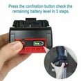thumbnail image 4 of 2XBattery+Charger For Bosch 18V Li-ion 5.0AH BAT609 BAT618 BAT610G BAT619 BAT620, 4 of 6