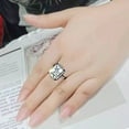 thumbnail image 4 of IP Black (Ion Plating) Stainless Steel Ring with AAA Grade CZ in Clear for Women Style TK3794 Size 10, 4 of 4