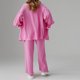 thumbnail image 5 of Camisa Conjunto de pijama de 2 piezas para mujer, conjunto de ropa de dormir informal de 2 piezas, conjunto de ropa de dormir holgada Ygjytge Rosa T S para Mujer, 5 of 5