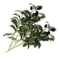 thumbnail image 4 of Raindrops 2pcs Artificial Olive Branches Fake Olive Branches Decorative Artificial Plants Flower Arrangement Stem, 4 of 8