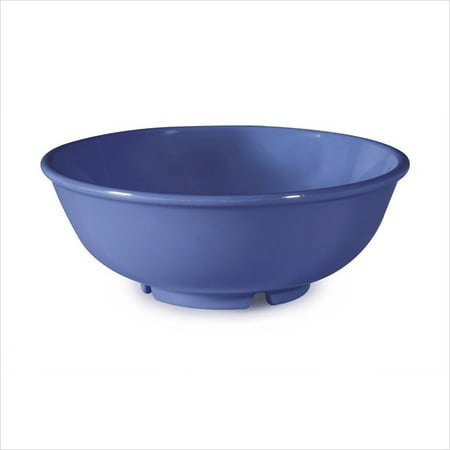 Diamond Mardi Gras 24 oz 7.5 x 2.75 Bowl Peacock Blue Melamine,Pack of 6