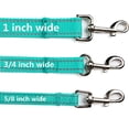 thumbnail image 4 of 6FT Reflective Dog Leash for Large&Medium and Small Dogs, Strong and Durable Nylon Leashes for Walking and Training,6 Foot Dog Leash with D Ring for Puppy (Turquoise, 1 inch X 6FT), 4 of 5