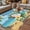Blue, variant on Outdoor Rug for Patio 6'x9',Abstract Ocean Scene Oil Painting Art Non-Slip Area Rugs Washable Carpet Indoor Rug,Natural Sea Wave Beach Non-shedding Floor Mats for Porch Living Room Deck