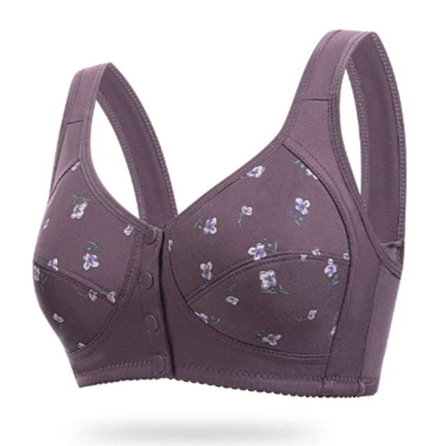 Brasier Sujetador Cómodo de Cobertura Total sin Aros para Mujer, para Uso Diario, Talla Grande, sin Costuras, con Paneles Laterales Suavizantes. Extra Grande