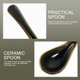 thumbnail image 6 of Tineasur Ceramic Serving Spoons Smooth Surface for Home 2Pcs, 6 of 6