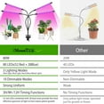 thumbnail image 5 of iMounTEK 80W LED Plant Lights with Red Blue Full Spectrum 10 Dimmable Level 360°Adjustable, 5 of 8