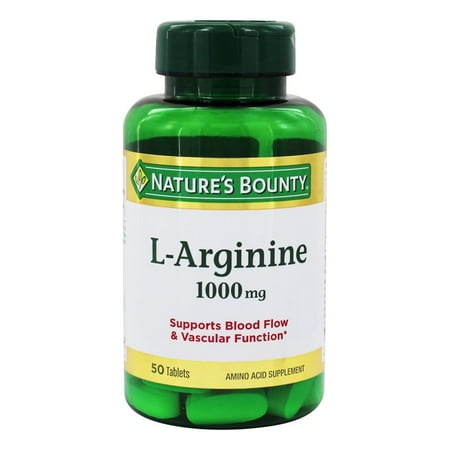 Nature's Bounty L-Arginine 1000 mg, 50 Tablets | Walmart Canada