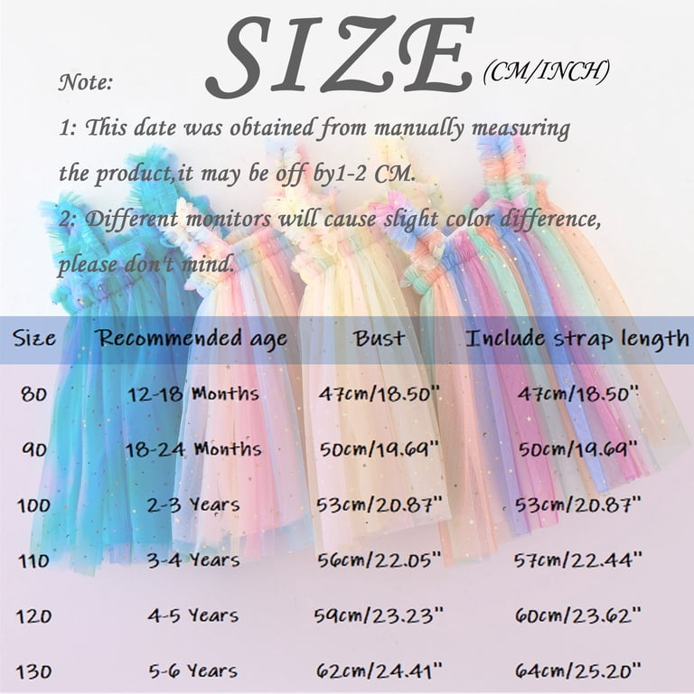 WOYY Little Girls Rainbow Tulle Dress Summer Sleeveless Tutu Dress - Walmart.com WOYY Little Girls Rainbow Tulle Dress Summer Sleeveless Tutu Dress - Walmart.com