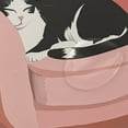 thumbnail image 4 of Yayeee Shower Curtain with Hooks 72"x72" Waterproof Fabric Bathroom Hanging Decor, Pink Sleeping Cat, 4 of 5