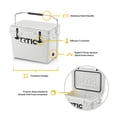 thumbnail image 2 of RTIC 20 Qt 30-Can Ultra-Tough Ice Chest Cooler, White, 2 of 9