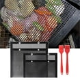 thumbnail image 3 of Bolsas de parrilla de malla para recubiertas de PTFE Bolsas para parrilla Bolsa de malla de parrilla resistente al calor Accesorios para barb 1pc grande 1pc pequeño CUTICAT parrilla de malla, 3 of 8
