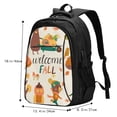 thumbnail image 5 of Wukai Autumn In The Forest Travel Laptop Backpack: Business Water-Resistant Bag with USB Charging Port, Ideal College Backpack for Men & Women, 5 of 6