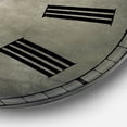 thumbnail image 3 of Designart Oversized Black Analog Round Cottage Modern Wall Clocks, CLM25480-C23, 3 of 3