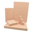 thumbnail image 1 of Juego de 5 piezas de accesorios de fotografía con formas geométricas de espuma rígida para productos cosméticos. Piel, 1 of 9
