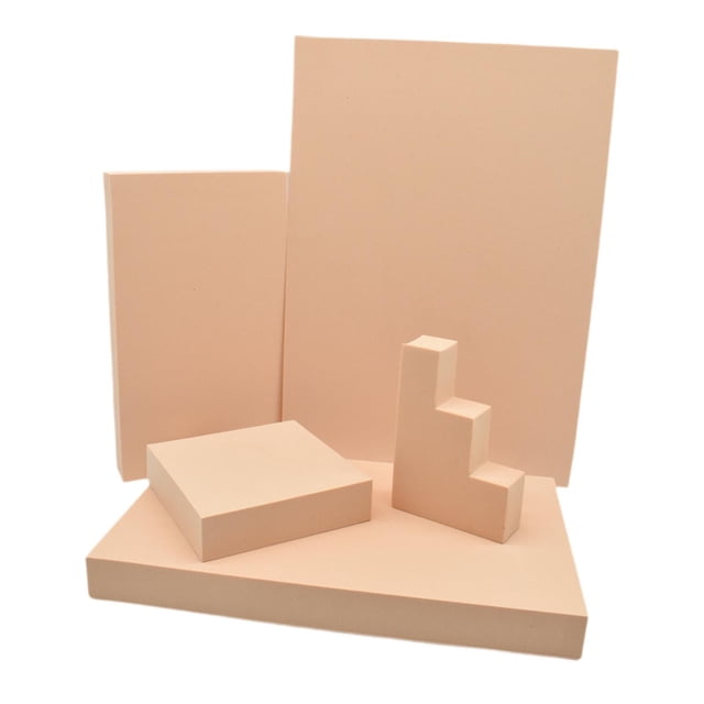 Juego de 5 piezas de accesorios de fotografía con formas geométricas de espuma rígida para productos cosméticos. Piel