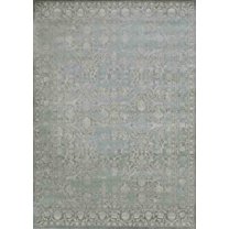 Radici Usa Colosseo Area Rug 3564 Traditional Grey Circles Vines 2' 2" x 7' 7" Rectangle