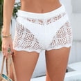 thumbnail image 6 of REDARER Womens Crochet Lace Cover Up Shorts High Waist for Summer Beach and Bikini Swimwear,M, 6 of 8