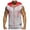 Gray, variant on Oplxuo Zip Up Hoodies for Men Color Block Drawstring Casual Sleeveless Workout Gym Sports Jackets with Pockets