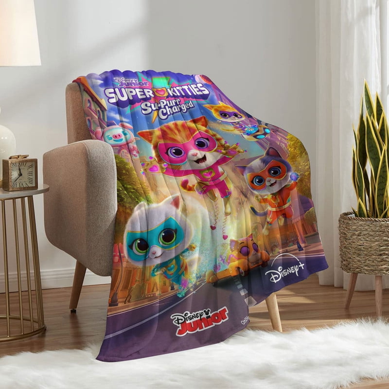Super Kitties Throw Blanket Gifts for Fans Lover Girls Boys Women Present Hoodie Him Bed 30"x40"