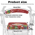 thumbnail image 6 of HELLHERO Seat and Backrest Covers Father Christmas Seat & Backrest Covers for Seniors Waterproof Breathable for Moisture Wicking, 6 of 7