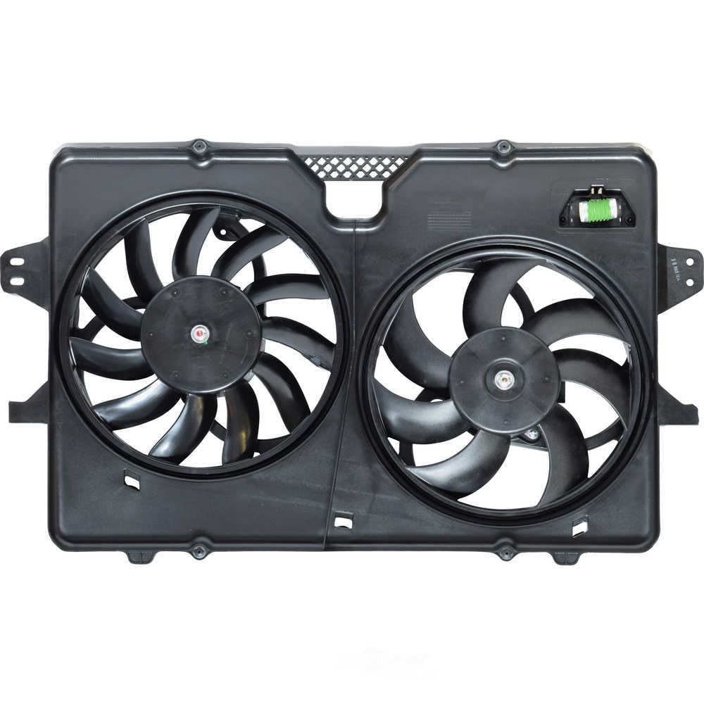 Dual Radiator and Condenser Fan Assembly -- Radiator-Condenser Fan Assy