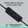 thumbnail image 4 of Auriculares Logitech H570e USB-C con cable y micrófono para PC/Mac, 4 of 7