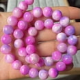 thumbnail image 3 of U8MO Round Colorful Jade 6mm 8mm 10mm 12mm Natural Stone Loose Beads For DIY Bracelet-9# Blue White-6mm (50pcs), 3 of 9