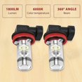 thumbnail image 5 of 2x H8 H11 H16 6000k White 100w High Power Led Fog Light Driving Bulb, 5 of 5