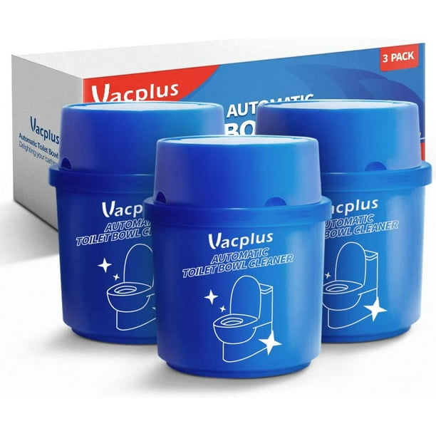Vacplus Toilet Bowl Cleaner (3BOTTLE PACK), Automatic Toilet Bowl Cleaner, LongLasting Toilet