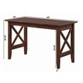 thumbnail image 6 of AFI 48" Lexi Solid Wood Home Office Study Writing Desk with Device Charger, Walnut, 6 of 6