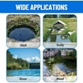 thumbnail image 4 of 1.75HP Submersible Water Sump Pump, Cast Iron Pump Sump With Automatic Tethered Float Switch,7272GPH Heavy Duty Sewage Sump Pump for Basement, Pool, Residential Sewage, Black, 4 of 7