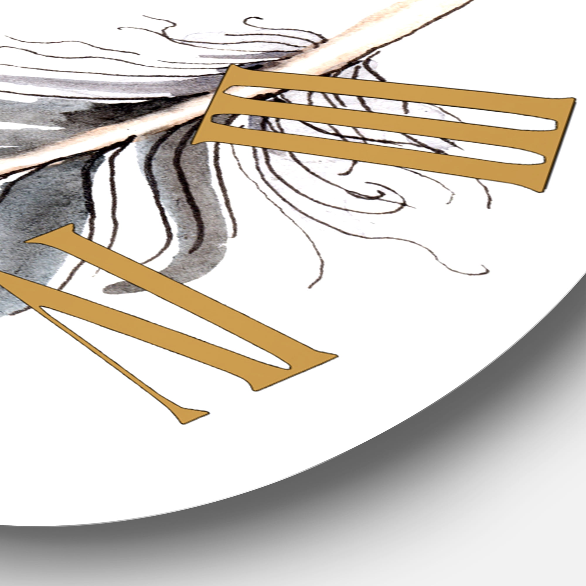 Designart 1 in Bohemian Wall Clock