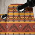 thumbnail image 3 of Ambesonne Tribal Grommet Curtain, Indigenous Motifs, 50" x 120", Cinnamon Marigold Grey, 3 of 6